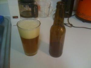 First Bottle of home brew