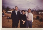 This photo of Robert with his son, Leigh, and daughter-in-law, Kathy, was taken in Tuscaloosa in the 1950s. 